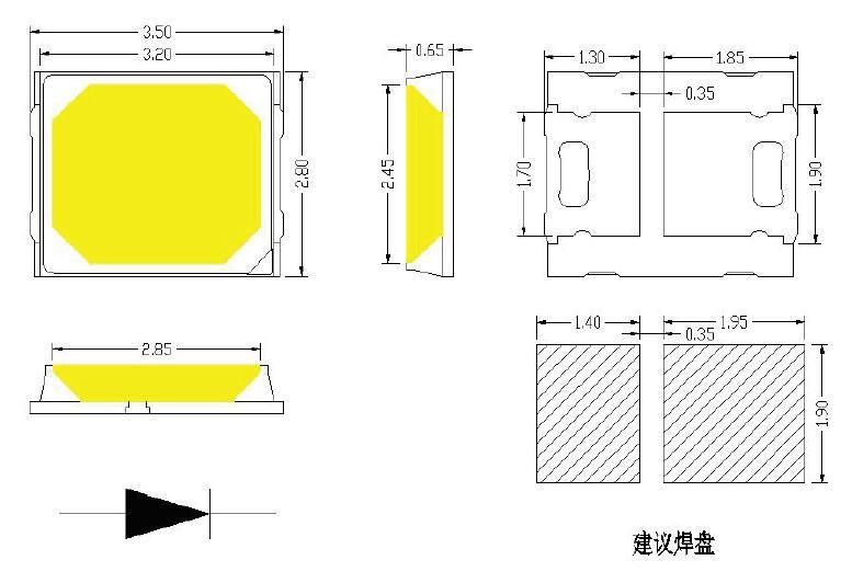 2835 smd led specs