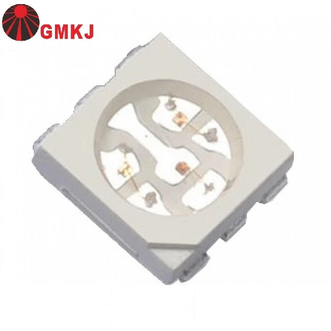 5050 RGB SMD LED 60mA ar gyfer Goleuadau Stribed