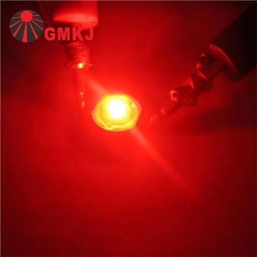 3w Uchel Power Diode Led Coch 630nm Ar gyfer Golau Waher Wal