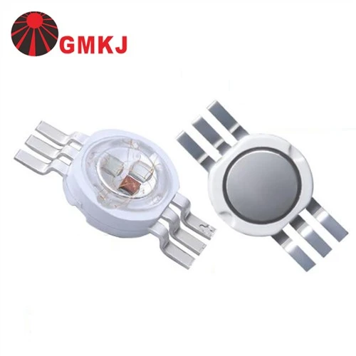 Pŵer Uchel Ardderchog RGB 3 * 1w Deuod Sglodion Led Gyda 6 Pin
